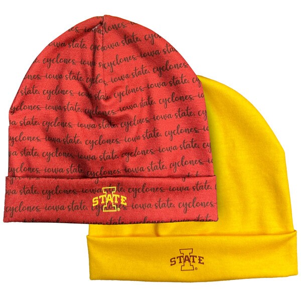 Authentic Brand Infant I-State Cardinal & Gold Beanie Set